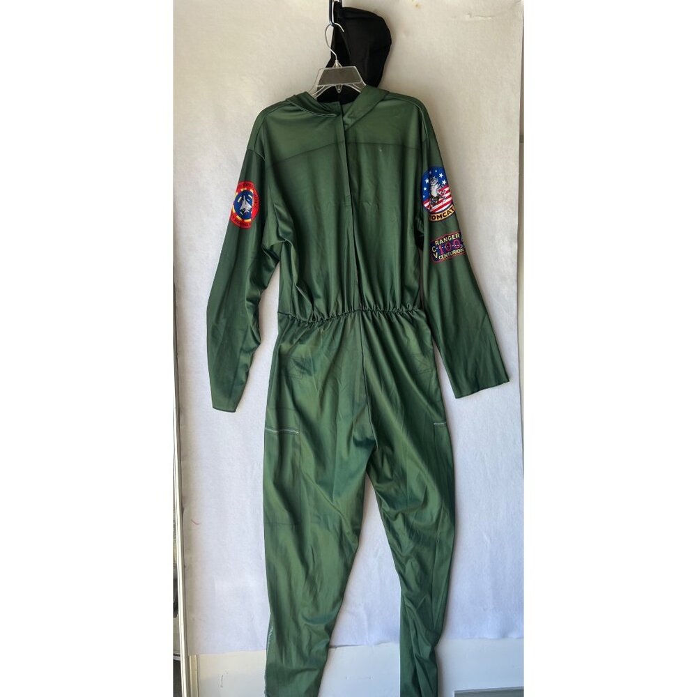 Top Gun Maverick Costume Flight Pilot Halloween Jumpsuit Costume - Picture 6 of 12